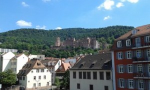 polozřícenina zámku v Heidelbergu