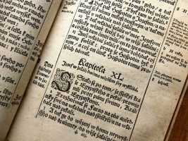 Bible kralická je nejznámější tištěný český překlad Písma.